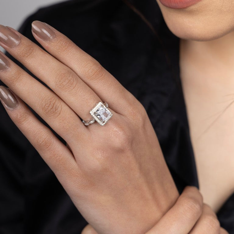 Classic Radiance Emerald-Cut Ring
