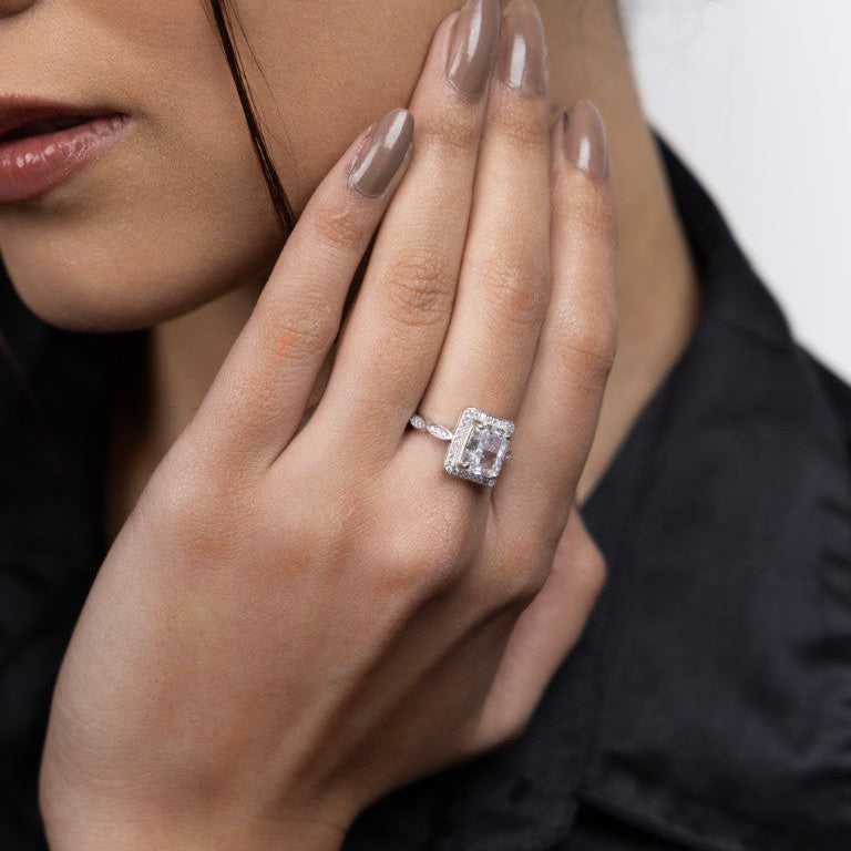 Classic Radiance Emerald-Cut Ring