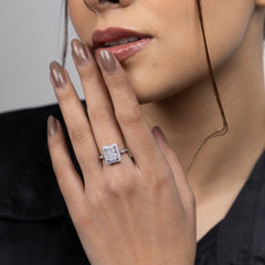 Classic Radiance Emerald-Cut Ring