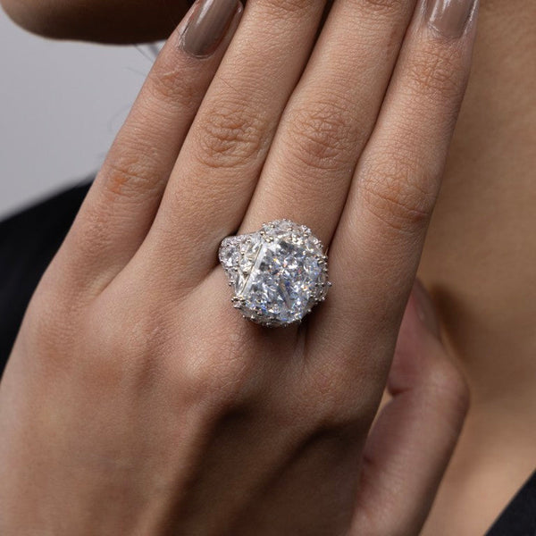 Regal Majesty Diamond Cluster Ring