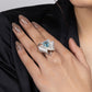 Azure Wave Statement Ring