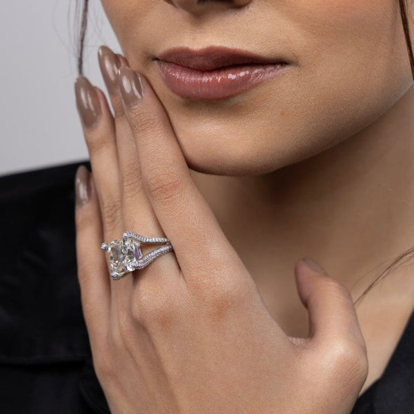 Celestial Cluster Diamond Ring