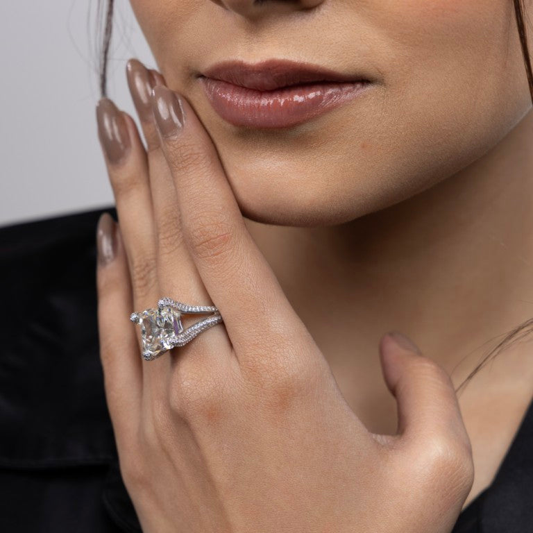 Celestial Cluster Diamond Ring