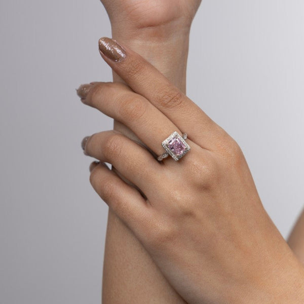 Rosette Bliss Halo Ring