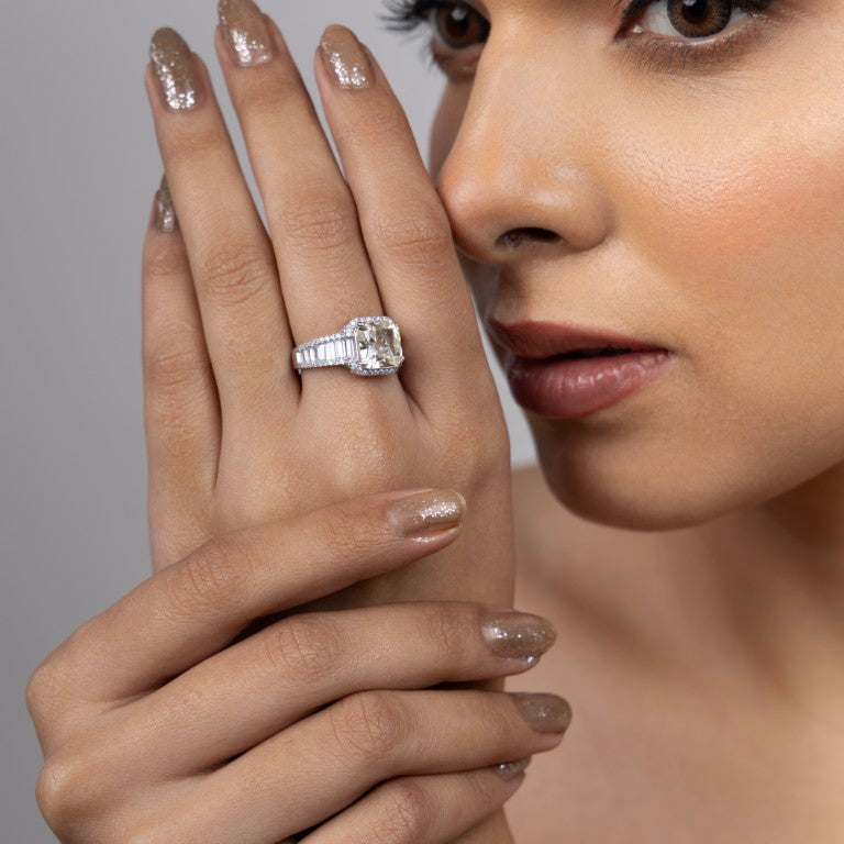 Radiant Emerald-Cut Solitaire Ring