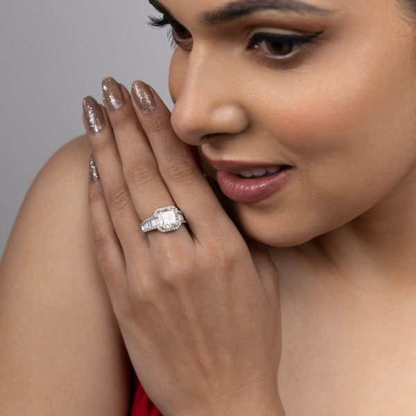 Radiant Emerald-Cut Solitaire Ring