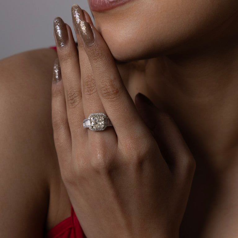 Radiant Emerald-Cut Solitaire Ring
