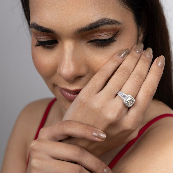 Radiant Emerald-Cut Solitaire Ring