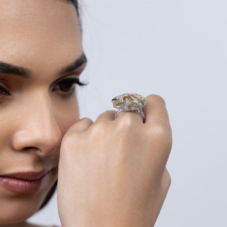 Golden Bloom Ring