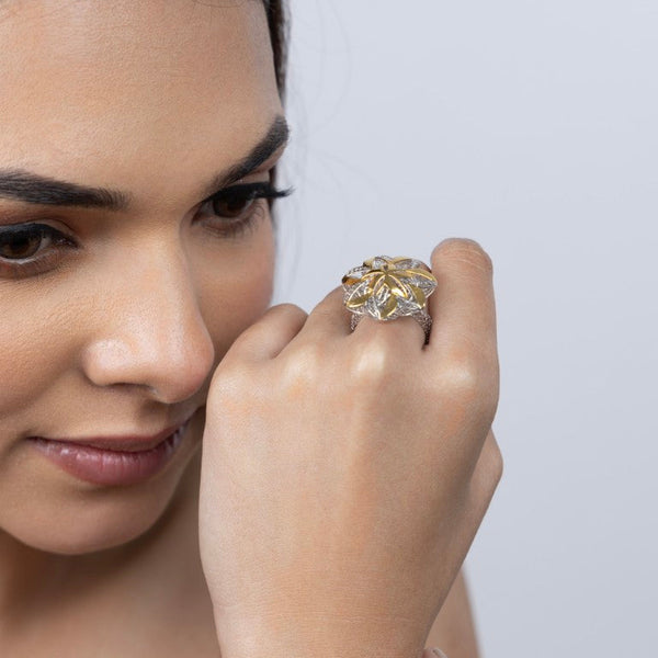 Golden Bloom Ring