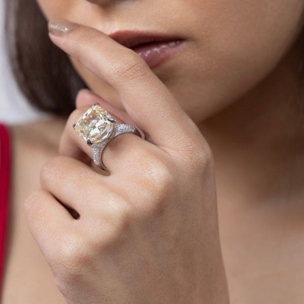 Royal Radiance Cushion-Cut Ring