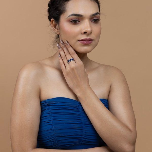 Midnight Sapphire Band