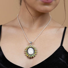 Sunburst Glow Pendant