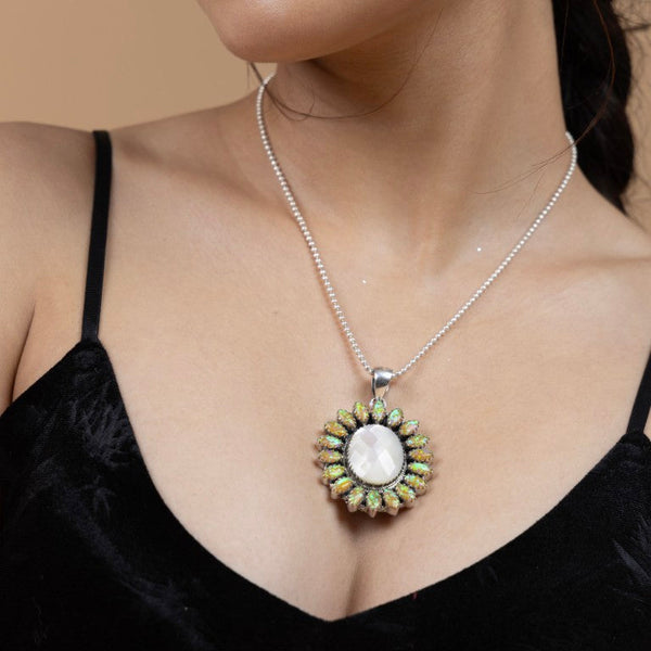 Sunburst Glow Pendant