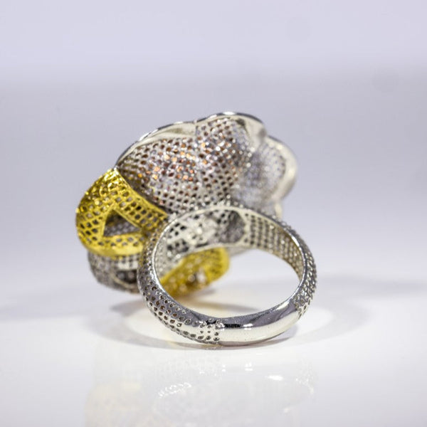 Tricolor Bloom Ring