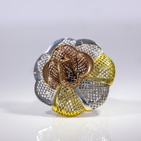 Tricolor Bloom Ring