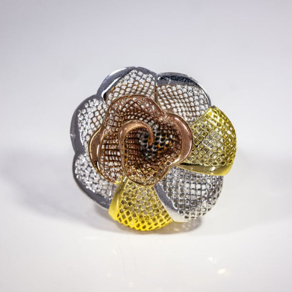 Tricolor Bloom Ring