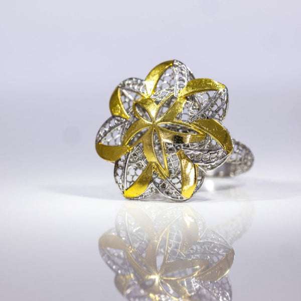 Golden Bloom Ring