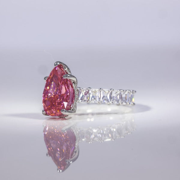 Blush Blossom Halo Ring