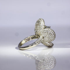 Blooming Diamond Halo Ring