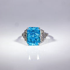 Ocean Glow Emerald-Cut Ring
