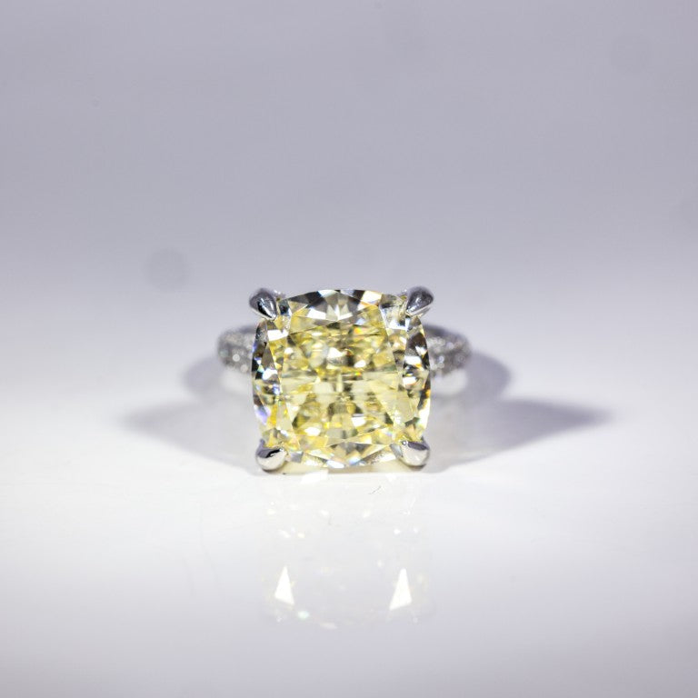 Royal Radiance Cushion-Cut Ring