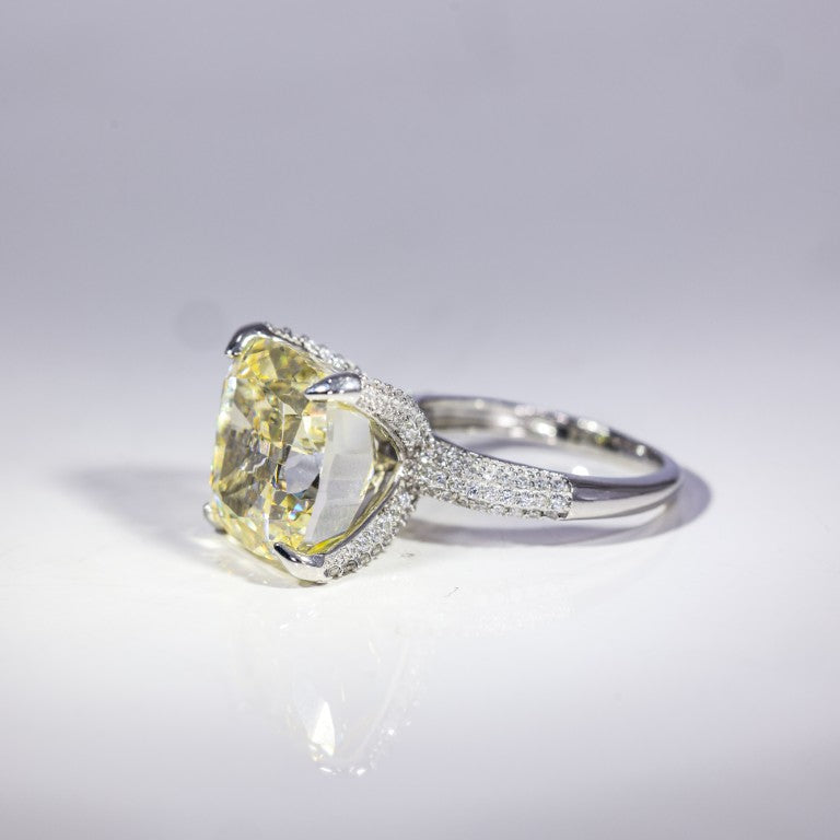 Royal Radiance Cushion-Cut Ring