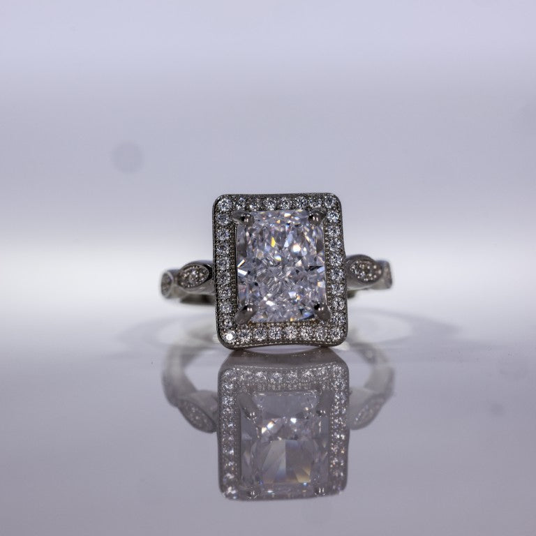 Classic Radiance Emerald-Cut Ring