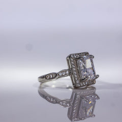 Classic Radiance Emerald-Cut Ring