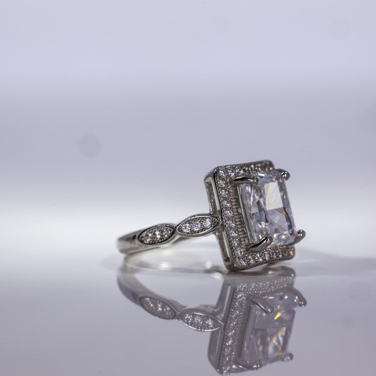 Classic Radiance Emerald-Cut Ring