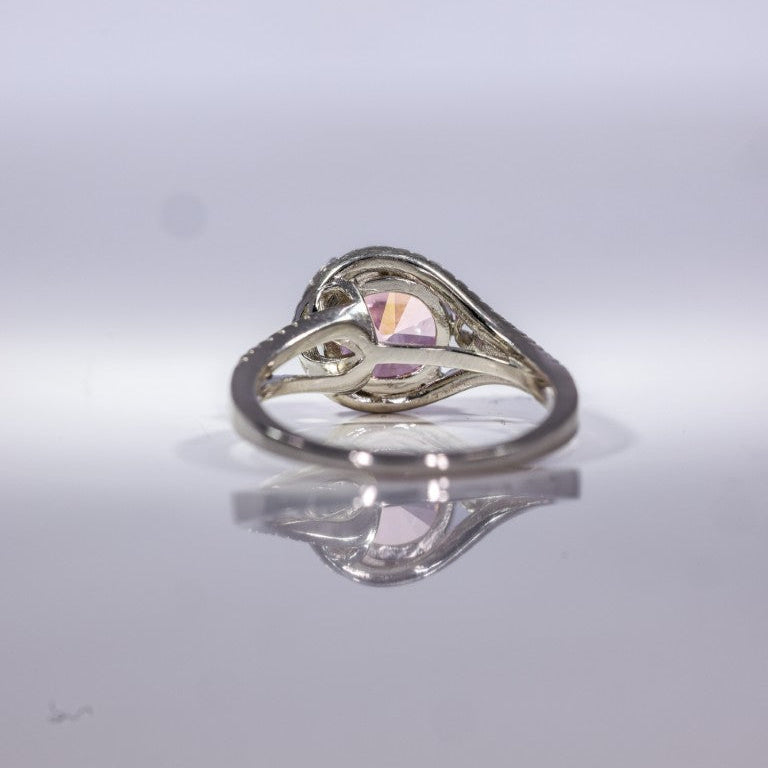 Aurora Radiance Solitaire Ring